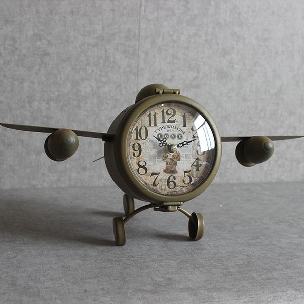 creative home furnishing decorative clock retro iron clock model plane clothing store cafe shop decorative props
creative home furnishing decorative clock retro iron clock model plane clothing store cafe shop decorative props