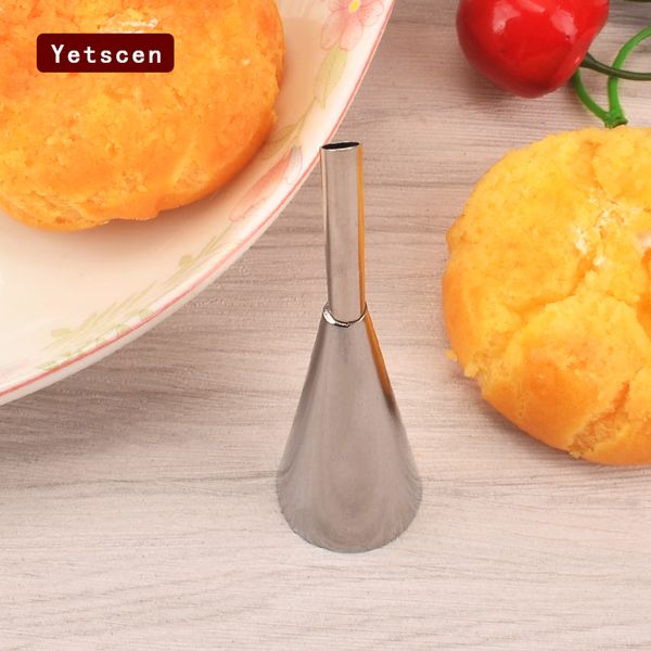 

stainless steel cream pastry nozzle cupcake doughnut filler icing piping cake tools decorating nozzle tip tube
