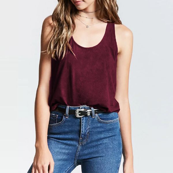 2018 summer casual women's tank sleeveless round neck fashion solid casual loose vest woman clothes plus size s-5xl, White
2018 summer casual women's tank sleeveless round neck fashion solid casual loose vest woman clothes plus size s-5xl, White