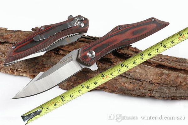 BUSSE Assisted Opening 9CR18MOV Satin Blade Flipper Folding Knife G10 Handle Tactical Camping EDC Pocket Hunting Christmas Gift Knives P290R
BUSSE Assisted Opening 9CR18MOV Satin Blade Flipper Folding Knife G10 Handle Tactical Camping EDC Pocket Hunting Christmas Gift Knives P290R