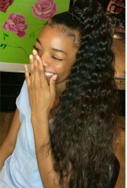 140g brazilian virgin ponytail human hair extension wavy curly clip in women ponytail hairpiece with drawstring 4colors, Black
140g brazilian virgin ponytail human hair extension wavy curly clip in women ponytail hairpiece with drawstring 4colors, Black