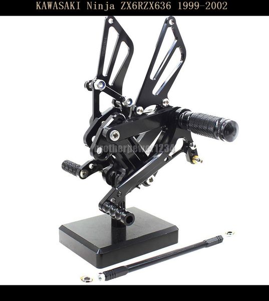 rearsets rear foot pegs cnc rear set footrests fully adjustable rear foot boards for kawasaki ninja zx6r zx636 1999- 2002
rearsets rear foot pegs cnc rear set footrests fully adjustable rear foot boards for kawasaki ninja zx6r zx636 1999- 2002