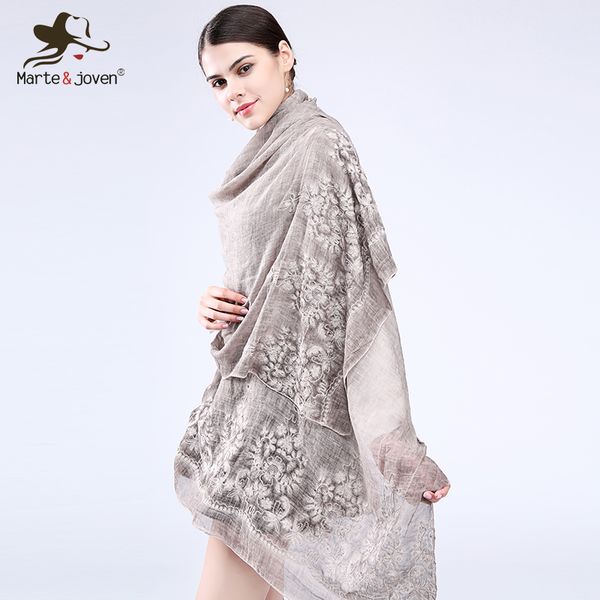 marte&joven new vintga floral embroidery scarf and wrap for women chinese style 200*95 cm overlength retro flower beach shawl d18102405, Blue;gray
marte&joven new vintga floral embroidery scarf and wrap for women chinese style 200*95 cm overlength retro flower beach shawl d18102405, Blue;gray