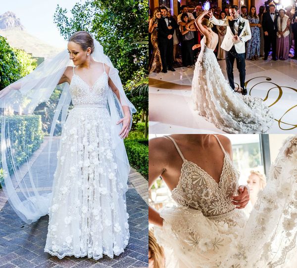 berta wedding dresses a line 3d floral appliques spaghetti backless country wedding gowns sequins sweep train beach bridal dress plus, White
berta wedding dresses a line 3d floral appliques spaghetti backless country wedding gowns sequins sweep train beach bridal dress plus, White