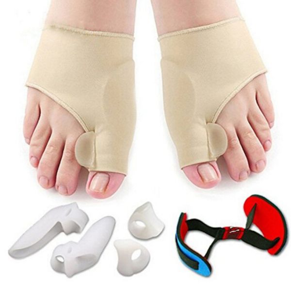 new 7pcs/set soft bunion protector toe straightener toe separating silicone toe separators thumb feet care foot pain easese
new 7pcs/set soft bunion protector toe straightener toe separating silicone toe separators thumb feet care foot pain easese