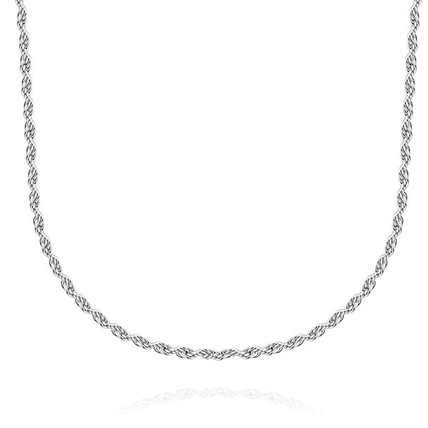 fashion jewelry 100% stainless steel necklace for men/women twist chain 2 mm 18/20/22/24/28 inches, Silver
fashion jewelry 100% stainless steel necklace for men/women twist chain 2 mm 18/20/22/24/28 inches, Silver