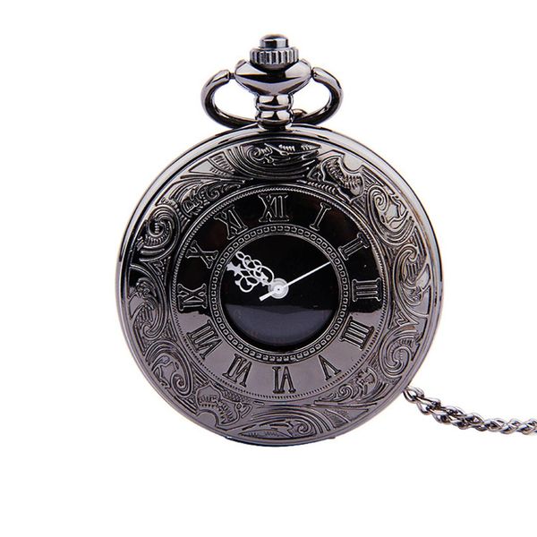 classical black roman scales men and women casual fashion pocket watch retro black face gold white needle nostalgic pocket watch, Slivery;golden
classical black roman scales men and women casual fashion pocket watch retro black face gold white needle nostalgic pocket watch, Slivery;golden
