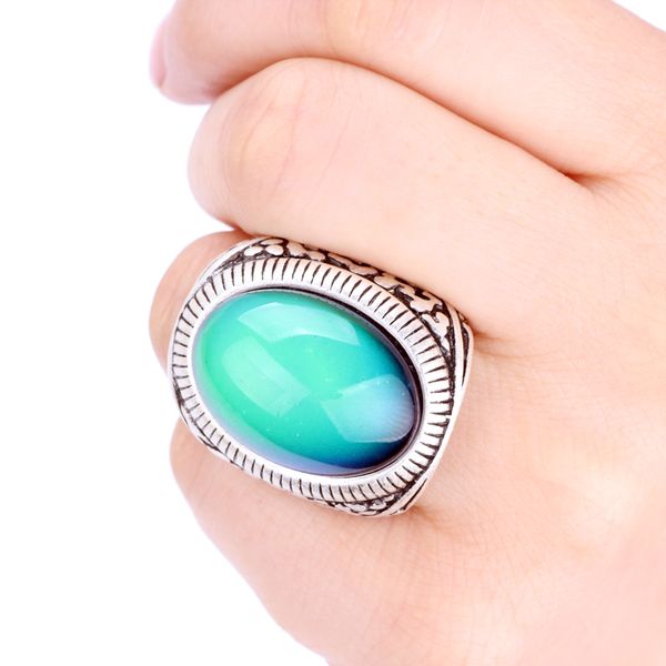 large antique gift jewelry vintage color change mood rings emotion feeling oval stone ring size 7/8/9, Golden;silver
large antique gift jewelry vintage color change mood rings emotion feeling oval stone ring size 7/8/9, Golden;silver