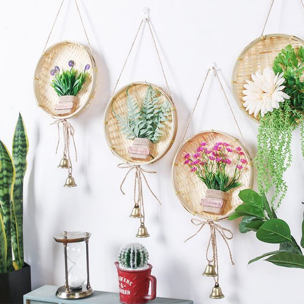 creative bamboo weaving simulation plant wind bell wall decoration creative home decoration wall decoration shop accessories
creative bamboo weaving simulation plant wind bell wall decoration creative home decoration wall decoration shop accessories