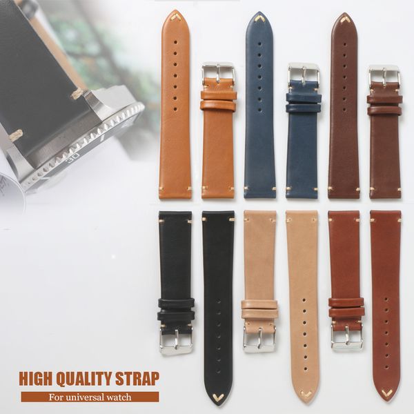 Black Watchband Genuine Leather Watchstrap for Rolexwatch For SUB 20mm Man Strap Calf Leather Brown Khaki Retro Handmade Strap
Black Watchband Genuine Leather Watchstrap for Rolexwatch For SUB 20mm Man Strap Calf Leather Brown Khaki Retro Handmade Strap
