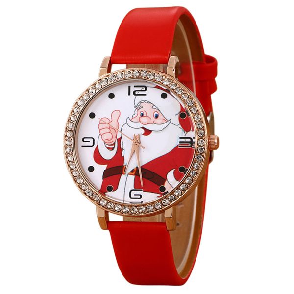 2018 new arrival santa claus pattern leather band analog quartz vogue watches 11.06, Slivery;brown
2018 new arrival santa claus pattern leather band analog quartz vogue watches 11.06, Slivery;brown