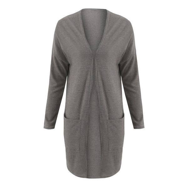 europe and the united states autumn winter coat cardigan loose pocket coat zc2907, Black
europe and the united states autumn winter coat cardigan loose pocket coat zc2907, Black