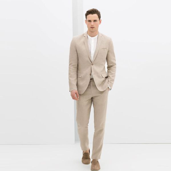 beige slim fit linen wedding men suits groom tuxedos 2 pieces (jacket+pants) birdegroom sets man blazer, Black;gray
beige slim fit linen wedding men suits groom tuxedos 2 pieces (jacket+pants) birdegroom sets man blazer, Black;gray