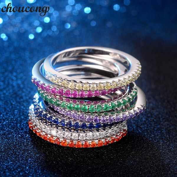 choucong 7 colors infinity band ring 5a zircon cz 925 silver anniversary wedding rings for women bridal jewelry gift, Slivery;golden
choucong 7 colors infinity band ring 5a zircon cz 925 silver anniversary wedding rings for women bridal jewelry gift, Slivery;golden