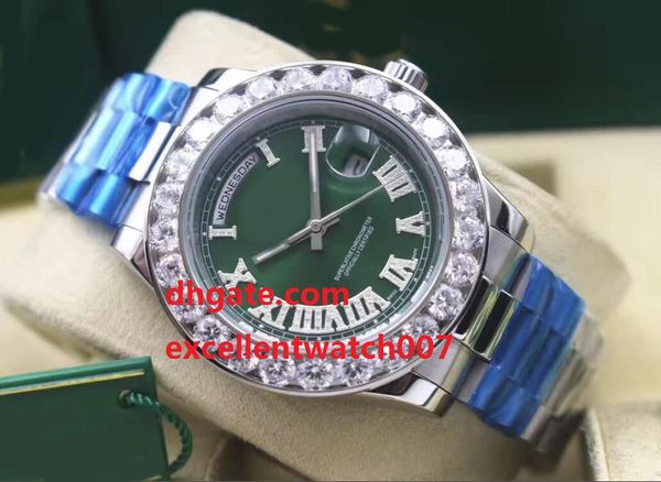 mechanical watch 41mm day-date president roman green dial 225235 228238 asia 2813 movement automatic mens watch, Slivery;brown
mechanical watch 41mm day-date president roman green dial 225235 228238 asia 2813 movement automatic mens watch, Slivery;brown