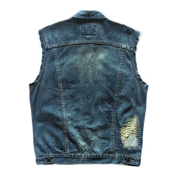 men motocross jeans vest badge cool cowboy punk coat s-5xl plus size s-5xl man denim vest waistcoat colete masculino
men motocross jeans vest badge cool cowboy punk coat s-5xl plus size s-5xl man denim vest waistcoat colete masculino