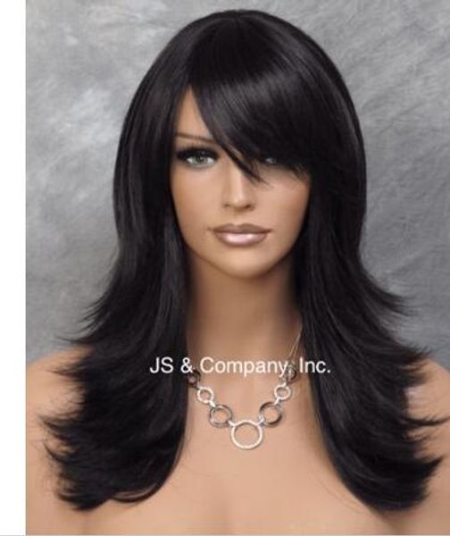 straight flip flare out wig layers and bangs jet black center dot hhjs 1, Black;brown
straight flip flare out wig layers and bangs jet black center dot hhjs 1, Black;brown
