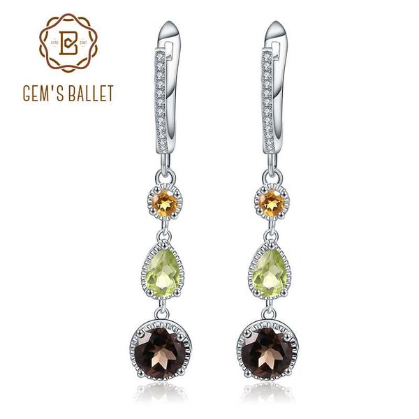 gem's ballet 925 sterling silver earrings fine jewelry natural citrine peridot smoky quartz drop earrings for women wedding, Golden;silver
gem's ballet 925 sterling silver earrings fine jewelry natural citrine peridot smoky quartz drop earrings for women wedding, Golden;silver