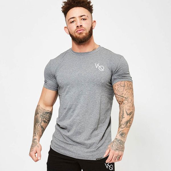 men short sleeve cotton t-shirt man gym fitness bodybuilding training t shirt male run jogging sports slim tees clothing, Black;blue
men short sleeve cotton t-shirt man gym fitness bodybuilding training t shirt male run jogging sports slim tees clothing, Black;blue