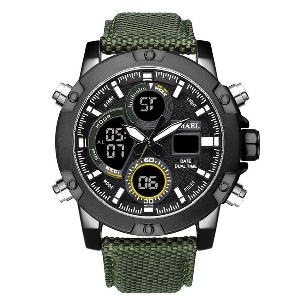 new 2018 smael watch men sports watches waterproof quartz analog digital watch leather reloj de hombre, Slivery;brown
new 2018 smael watch men sports watches waterproof quartz analog digital watch leather reloj de hombre, Slivery;brown