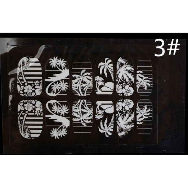 new style white nail lace with diamond sticker nail decals set lace flower coconut designs gel manicure decor water slider, Black
new style white nail lace with diamond sticker nail decals set lace flower coconut designs gel manicure decor water slider, Black