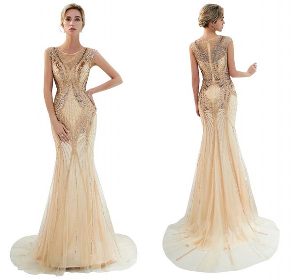 real ps 2019 new arrival designer gold prom dresses sequins beaded mermaid evening dress floor length party gowns cps1170, Black;red
real ps 2019 new arrival designer gold prom dresses sequins beaded mermaid evening dress floor length party gowns cps1170, Black;red