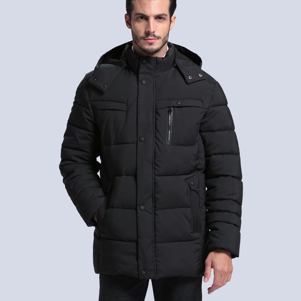new fashion 2017 men's business casual parkas solid winter warm jacket men hooded thick overcoat loose and comfortable coat, Black
new fashion 2017 men's business casual parkas solid winter warm jacket men hooded thick overcoat loose and comfortable coat, Black