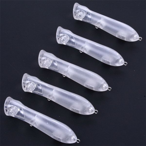 abs plastic blank transparent body fishing bait unpainted embryo lure 8.2cm 10g diy color ater diving popper swimbaits accessories
abs plastic blank transparent body fishing bait unpainted embryo lure 8.2cm 10g diy color ater diving popper swimbaits accessories