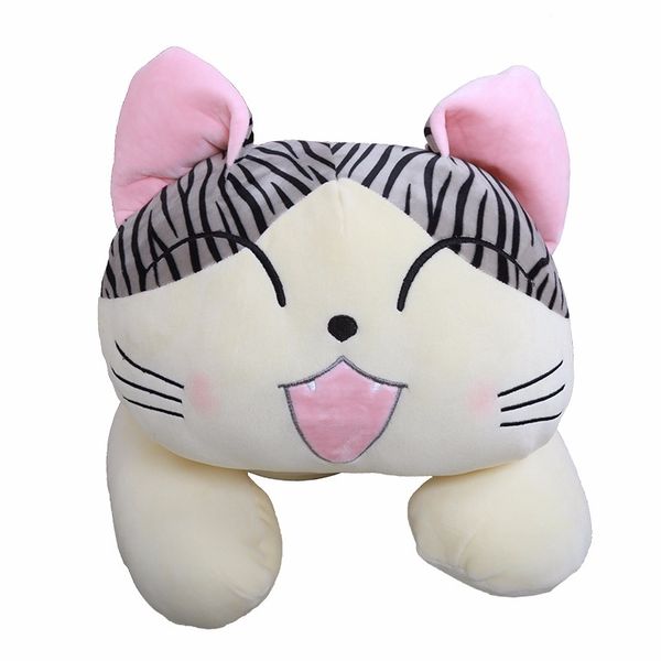 elastic soft down feather cotton soft cat pillow plush toy gift doll doll