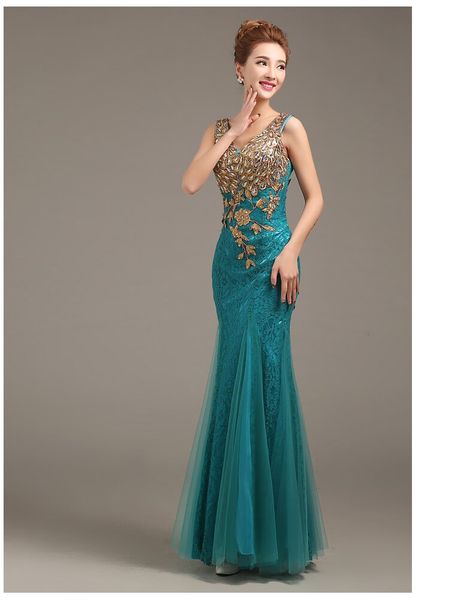 2018 classic evening gowns floor-length lace evening dress mermaid v-neck appliques crystal prom dress party elegant sheer back, Red
2018 classic evening gowns floor-length lace evening dress mermaid v-neck appliques crystal prom dress party elegant sheer back, Red