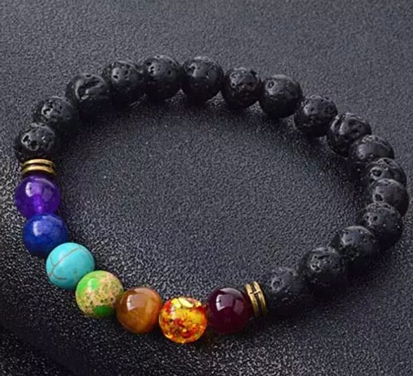 natural black lava stone bracelets 7 reiki chakra healing balance beads bracelet for men women stretch yoga jewelry
natural black lava stone bracelets 7 reiki chakra healing balance beads bracelet for men women stretch yoga jewelry