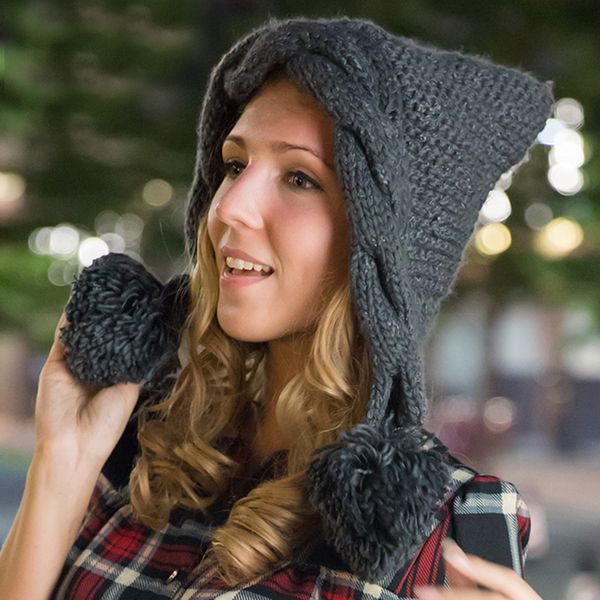 sedancasesa female knitted hats cute christmas gifts keep warm women winter knitted beanie hat with pompom aa130820, Blue;gray
sedancasesa female knitted hats cute christmas gifts keep warm women winter knitted beanie hat with pompom aa130820, Blue;gray