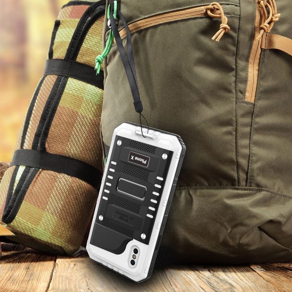 2018 innovative for iphone x waterproof cover zinc alloy + silicone hybrid waterproof mobile case armor cover for goophone x phone case
2018 innovative for iphone x waterproof cover zinc alloy + silicone hybrid waterproof mobile case armor cover for goophone x phone case