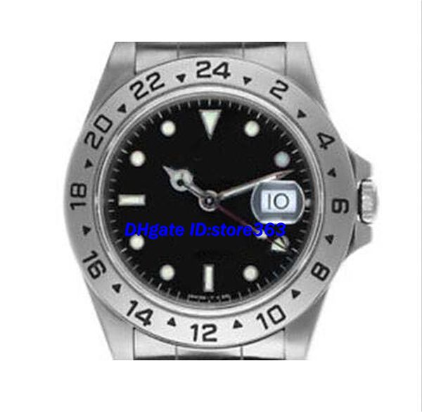 luxury watch mens men watches wrist watch stainless steel black dial 40mm 16570, Slivery;brown
luxury watch mens men watches wrist watch stainless steel black dial 40mm 16570, Slivery;brown