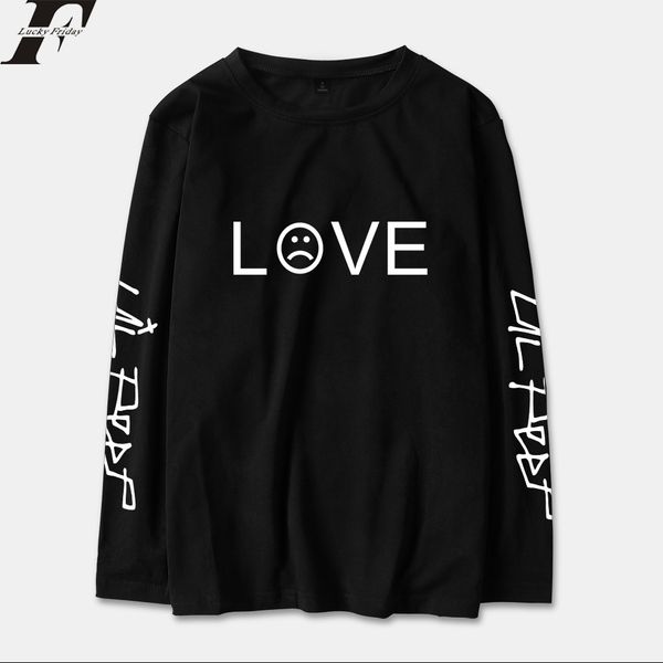 new european style streetwear lil peep t-shirts men/women black long sleeve casual loose t-shirt xxs to 4xl, White;black
new european style streetwear lil peep t-shirts men/women black long sleeve casual loose t-shirt xxs to 4xl, White;black