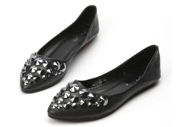 send 2018 spring new water drill women's shoes shallow mouth flat bottom single shoes, Black
send 2018 spring new water drill women's shoes shallow mouth flat bottom single shoes, Black