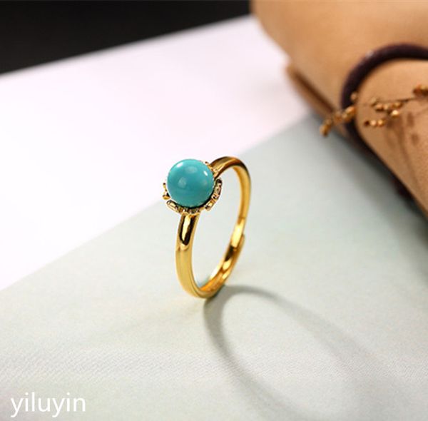 kjjeaxcmy boutique jewelry s925 sterling silver gilded natural turquoise inlaid lady's high-end sterling silver open ring, Golden;silver
kjjeaxcmy boutique jewelry s925 sterling silver gilded natural turquoise inlaid lady's high-end sterling silver open ring, Golden;silver