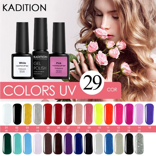 kadition fashion long lasting gel nail polish soak off uv led lucky colorful nails art semi permanent 29 colors uv gel varnish, Red;pink
kadition fashion long lasting gel nail polish soak off uv led lucky colorful nails art semi permanent 29 colors uv gel varnish, Red;pink