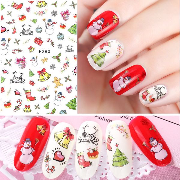 xmas christmas water transfer sticker nail art full foils wraps new year gift diy kids decals, Black
xmas christmas water transfer sticker nail art full foils wraps new year gift diy kids decals, Black