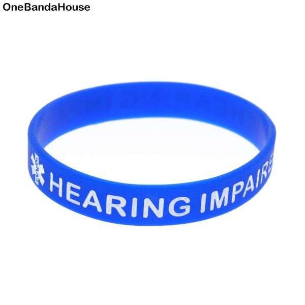 100pcs hearing impaired silicone rubber bracelet as a reminder in daily life by wear this jewelry, Black
100pcs hearing impaired silicone rubber bracelet as a reminder in daily life by wear this jewelry, Black