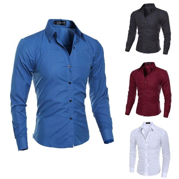 new fashion mens slim fit shirt long sleeve dress shirts casual shirts, White;black
new fashion mens slim fit shirt long sleeve dress shirts casual shirts, White;black