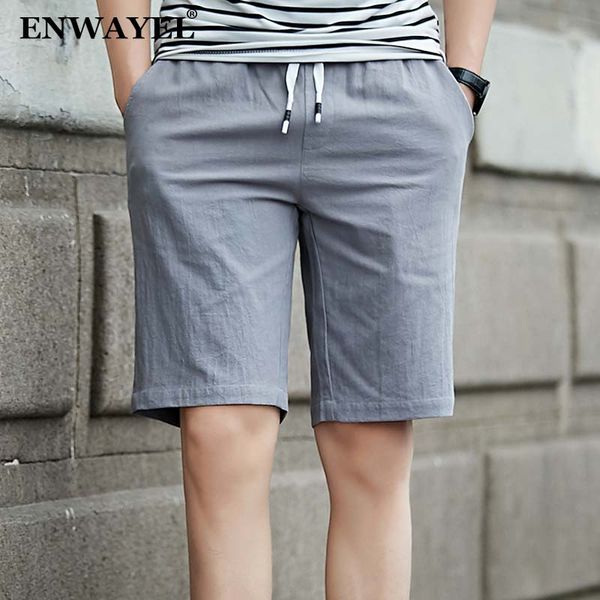 enwayel brand 2018 casual knee length shorts men trousers fashion summer comfort solid cotton&linen shorts male clothing k608, White;black
enwayel brand 2018 casual knee length shorts men trousers fashion summer comfort solid cotton&linen shorts male clothing k608, White;black
