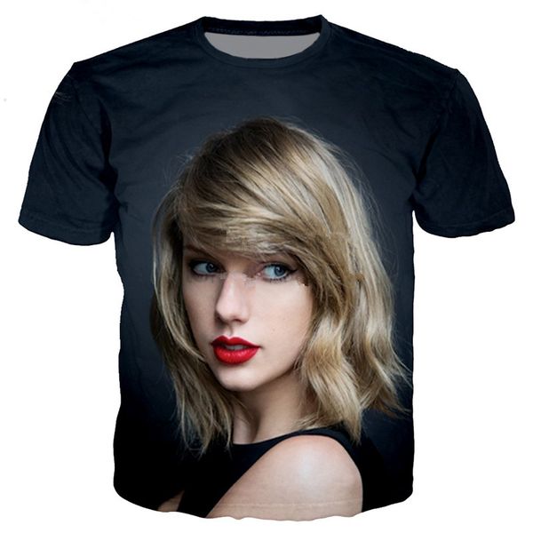 men/womens 3d t-shirt singer taylor print short sleeve funny t-shirts harajuku fitness casual shirt u980, White;black
men/womens 3d t-shirt singer taylor print short sleeve funny t-shirts harajuku fitness casual shirt u980, White;black