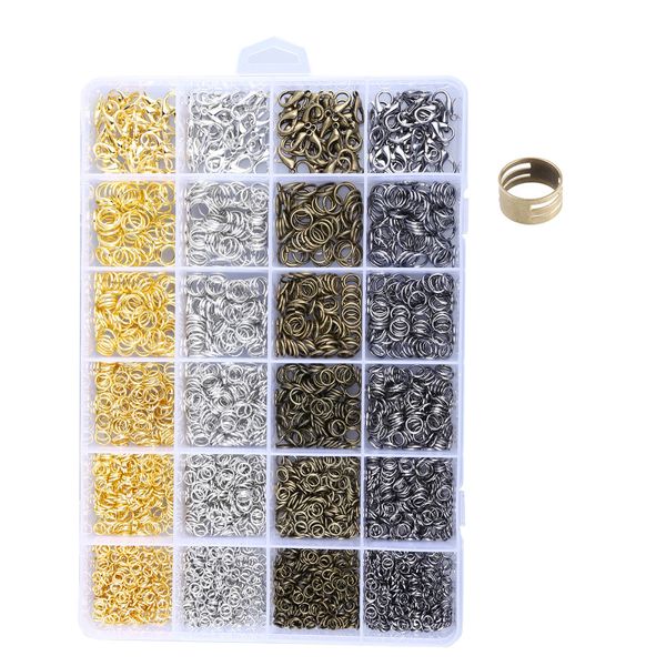4mm 5mm 6mm 7mm 8mm open jump rings 12mm*7mm lobster clasps bronze gold nickel black color jewelry making kit d818l
4mm 5mm 6mm 7mm 8mm open jump rings 12mm*7mm lobster clasps bronze gold nickel black color jewelry making kit d818l