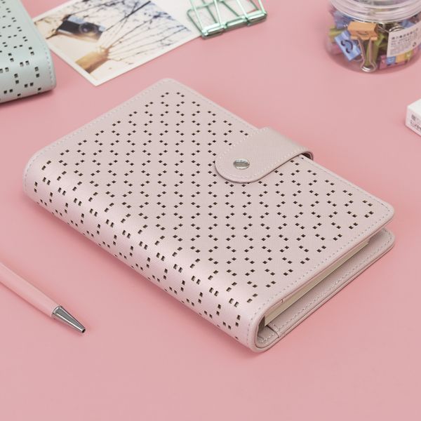 a6 leather travelers notebook fashion notebook planner 6 holes spiral rings notebook diary journal defter hjw152, Purple;pink
a6 leather travelers notebook fashion notebook planner 6 holes spiral rings notebook diary journal defter hjw152, Purple;pink