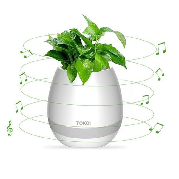 creative music flower pot smart touch planters wireless bluetooth planter touch plant play music with night light kids birthday gifts 
creative music flower pot smart touch planters wireless bluetooth planter touch plant play music with night light kids birthday gifts