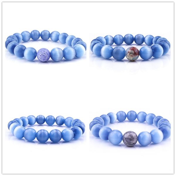 8mm natural blue cat eye stone bracelets air-slake for women girl bracelet fashion jewelry accessories, Black
8mm natural blue cat eye stone bracelets air-slake for women girl bracelet fashion jewelry accessories, Black