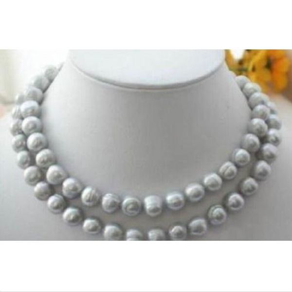 rare good quality 11-13mm gray south sea natural pearl necklace 35" 14k clasp, Silver
rare good quality 11-13mm gray south sea natural pearl necklace 35" 14k clasp, Silver