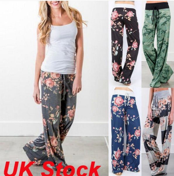 women floral print yoga pants cotton comfortable wide leg pants 12 styles relaxed homme pants ing, Black;white
women floral print yoga pants cotton comfortable wide leg pants 12 styles relaxed homme pants ing, Black;white