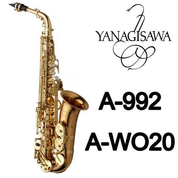 

Янагисава A-901 альт-саксофон высокое качество золотой лак саксофон музыкальные инструменты с мундштуком чехол аксессуары Бесплатная доставка